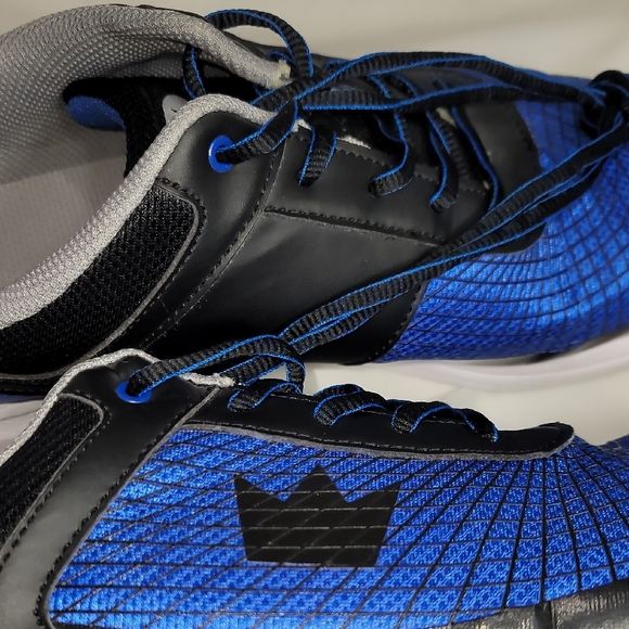 Brunswick after Bowling Shoes. Blue and Black with Mesh Design - Picture 11 of 11